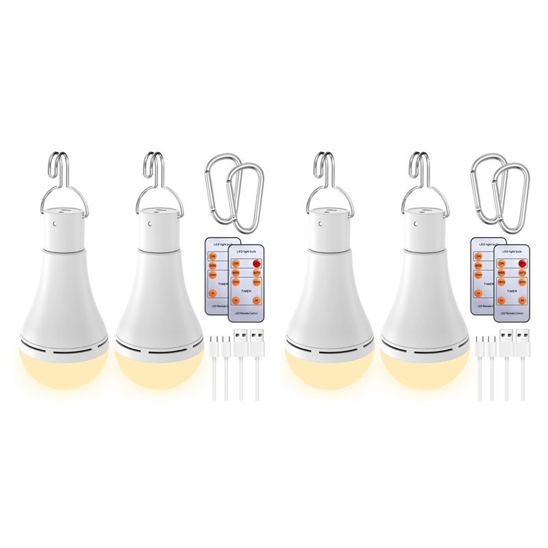 Power Outage Light - B03C-USB Şarj Edilebilir Uzaktan Kumandalı Ampul,