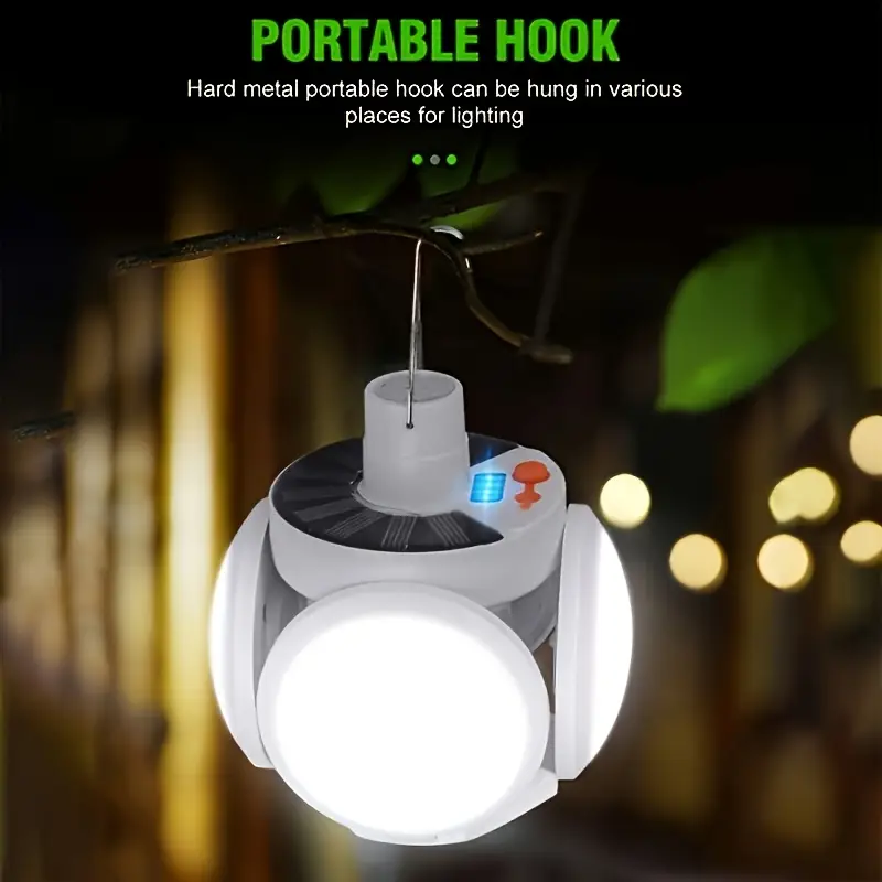 Power Outage Light - 1 USB Şarjlı Güneş Katlanır Işık