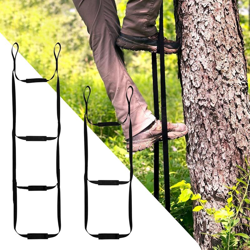 Fire Escape Ladder - Taşınabilir Avcılık Ağaç Tırmanma Yardımcısı Anti-Patinaj