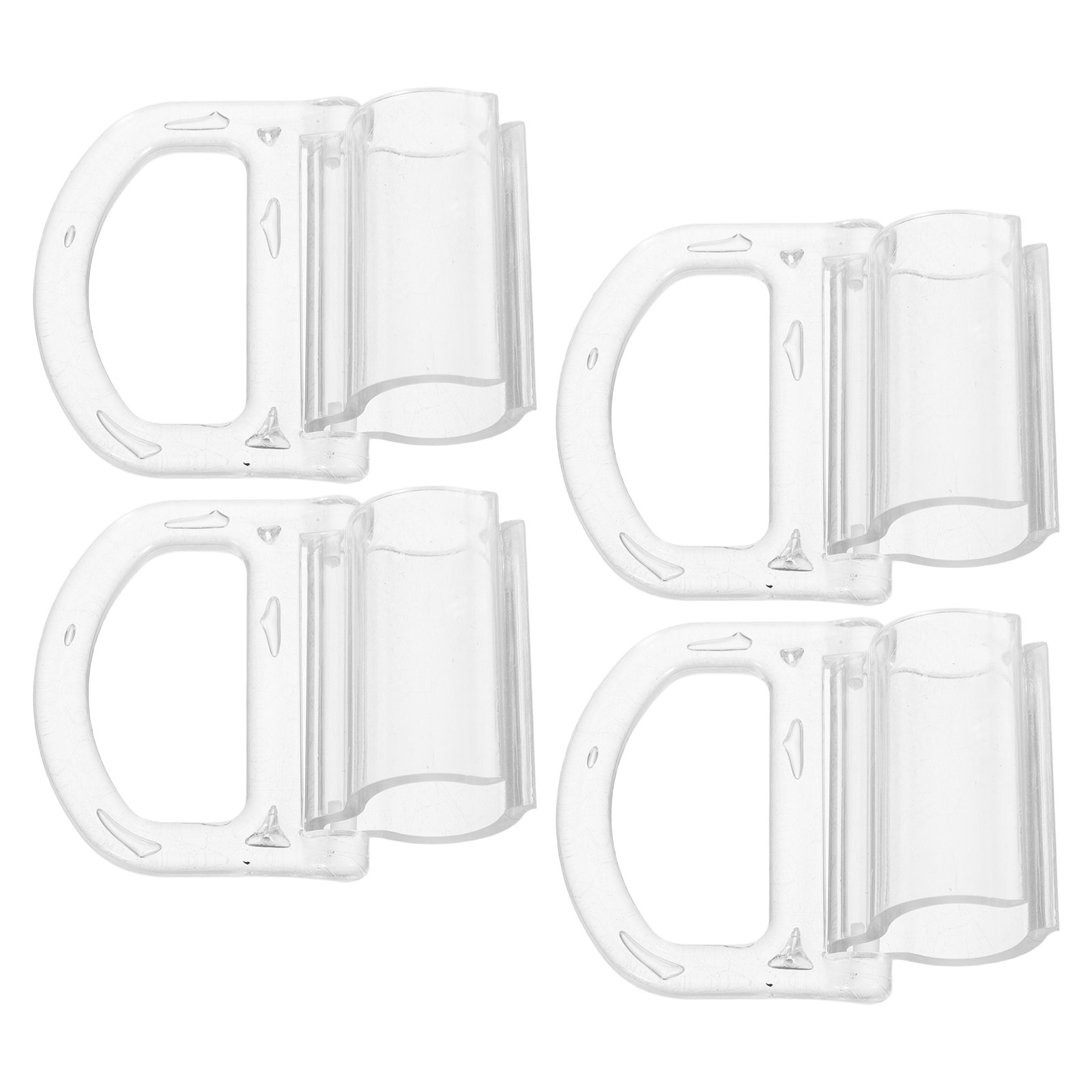 Window Lock Bar - 4 adet şeffaf kablosuz gölgelik çekme