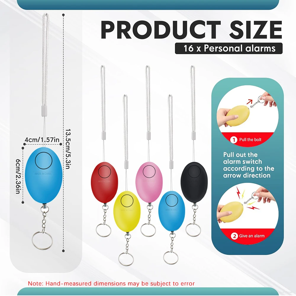 120dB Güvenlik Alarmı, Kendini - Personal Alarm Keychain incelemesi ve fiyatı