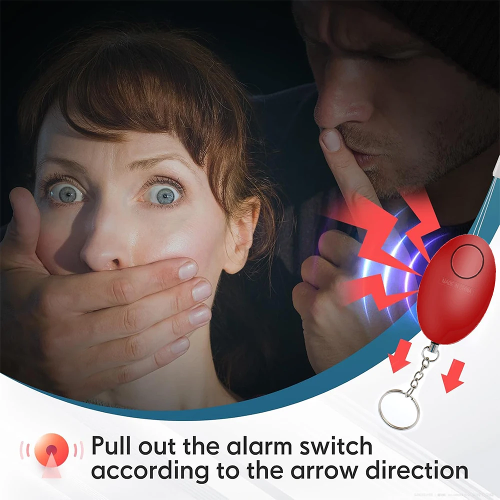 120dB Güvenlik Alarmı, Kendini - Personal Alarm Keychain incelemesi ve fiyatı