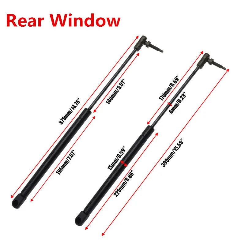 2x/6x Bonnet/Tailgat/arka penc - Window Lock Bar incelemesi ve fiyatı