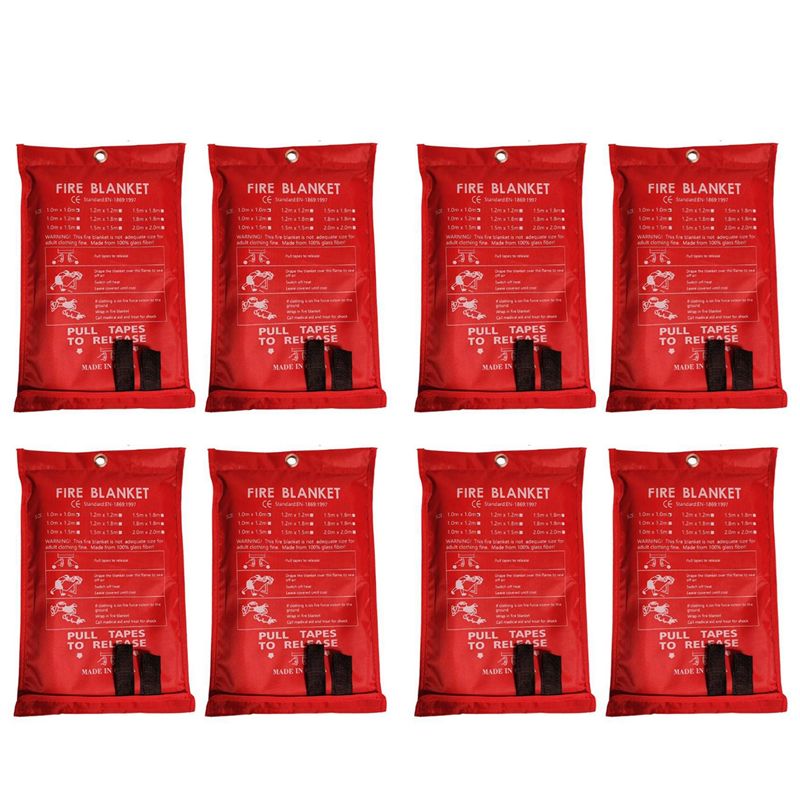 B48B-8PCS Acil Durum Yangın Ba - Fire Blanket Kitchen incelemesi ve fiyatı